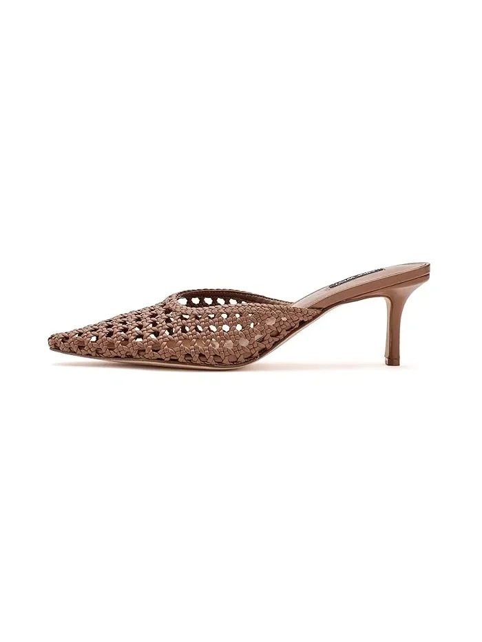 Туфли-мюли с квадратным носком Camenlaw Nine West — изображение 4 из 4, коричневый
