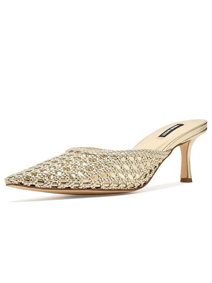 Туфли на каблуке с плетением Camenlaw Nine West