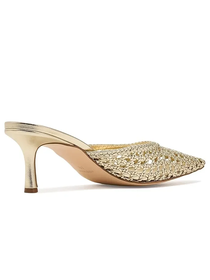 Туфли на каблуке с плетением Camenlaw Nine West — изображение 3 из 4, золото