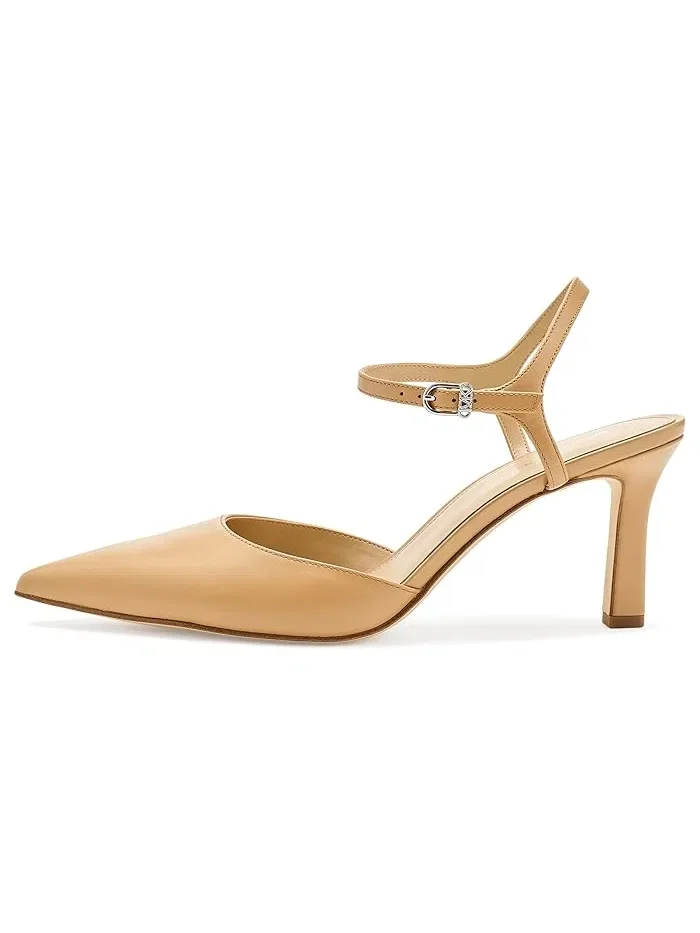 Туфли на каблуке Amara Mid Pumps MICHAEL Michael Kors — изображение 4 из 4, арахисовый