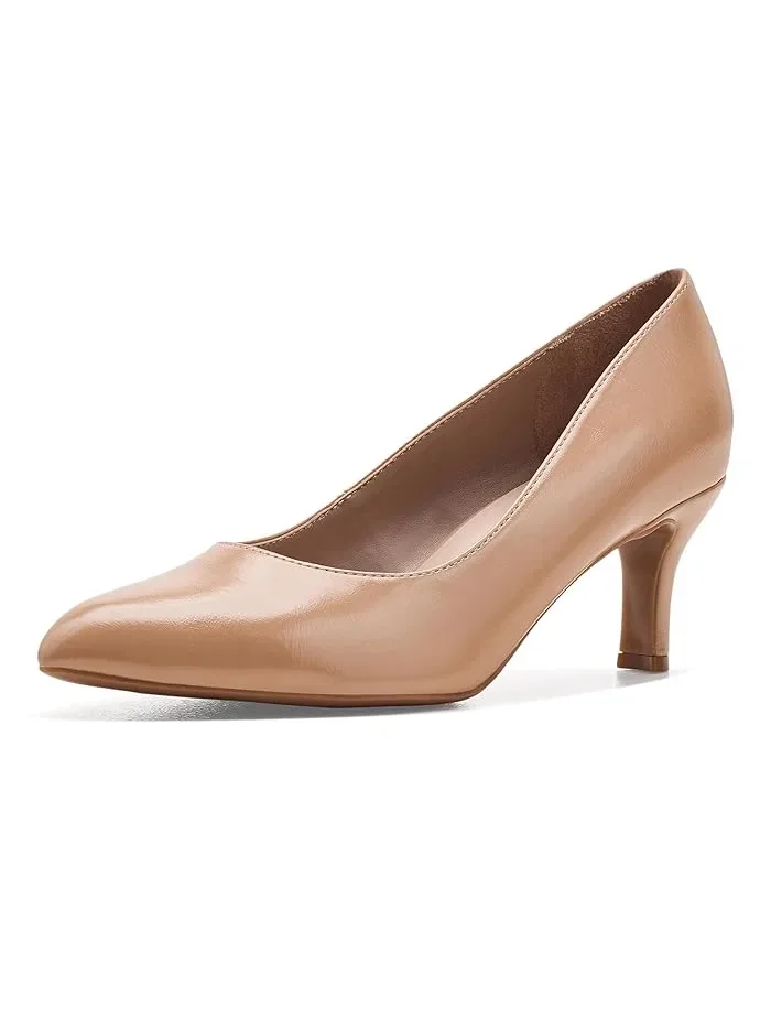 Туфли на каблуке Flora Naturalizer, Taupe Synthetic