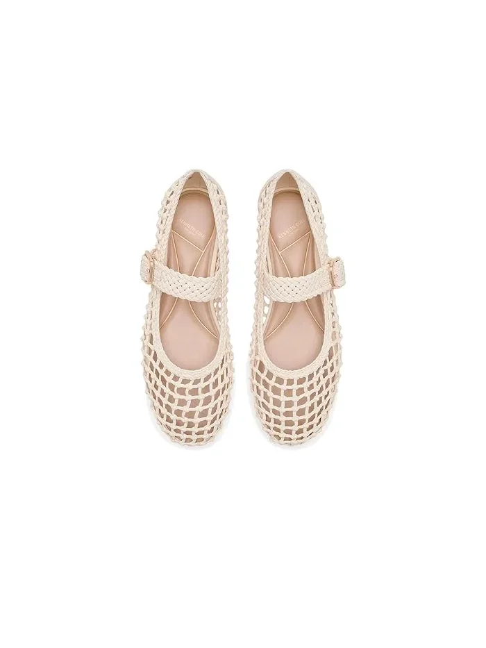 Туфли-лодочки Tessa Kenneth Cole New York, Pristine Woven — изображение 2 из 4, белый