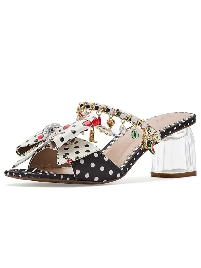Туфли на каблуке с декором Kayleen Blue by Betsey Johnson