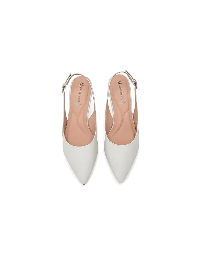 Туфли на каблуке Lindsey Slingback Johnston & Murphy — изображение 2 из 4, белый