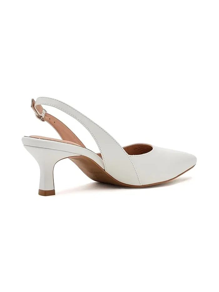 Туфли на каблуке Lindsey Slingback Johnston & Murphy — изображение 3 из 4, белый