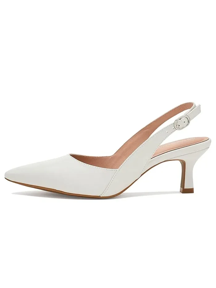 Туфли на каблуке Lindsey Slingback Johnston & Murphy — изображение 4 из 4, белый