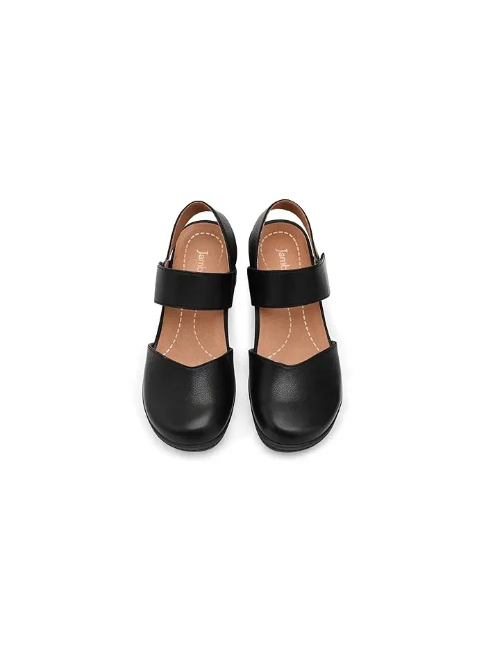 Туфли на каблуке Nia Jambu — изображение 2 из 4, черный