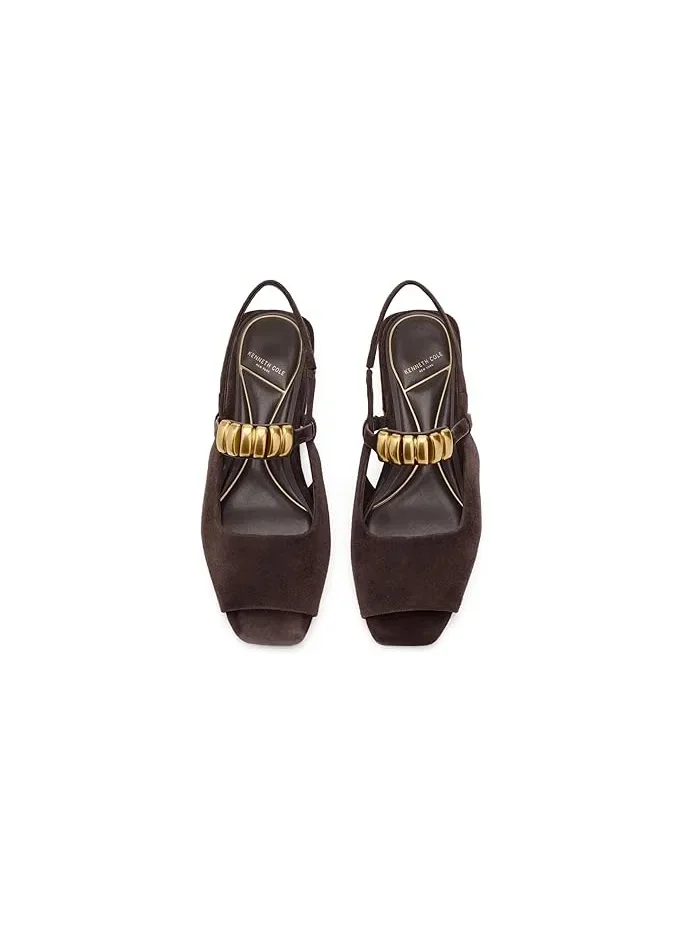 Сандалии блок-каблук Illia Kenneth Cole New York — изображение 2 из 4, шоколадный