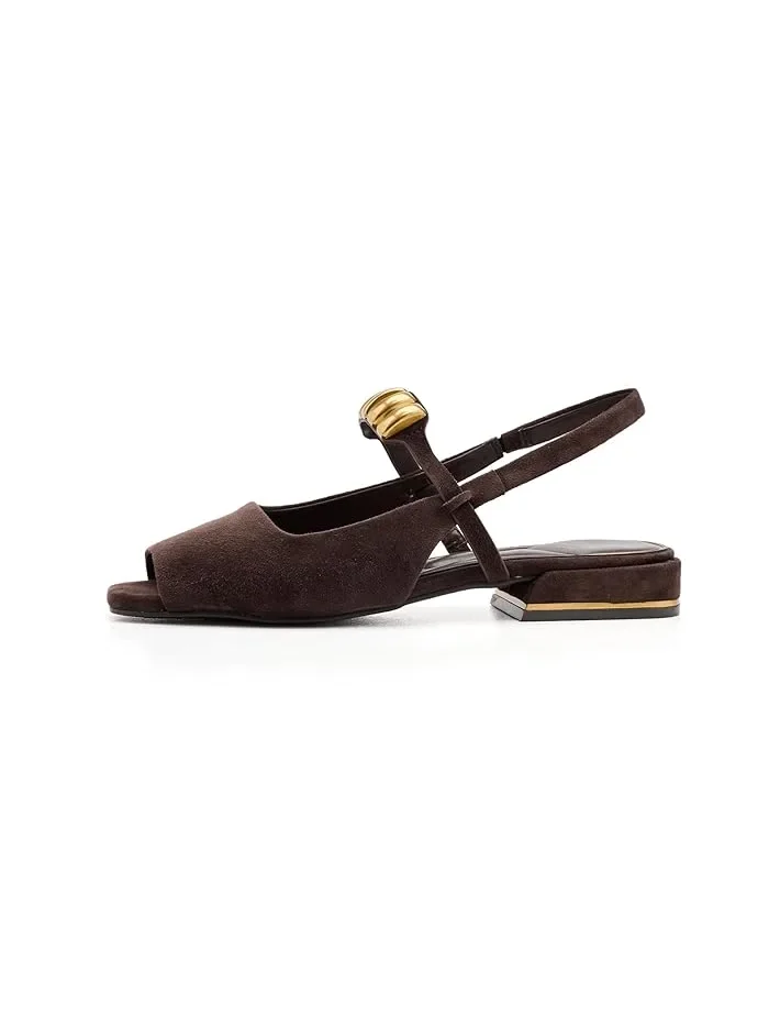 Сандалии блок-каблук Illia Kenneth Cole New York — изображение 4 из 4, шоколадный