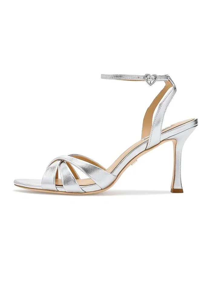 Туфли на каблуке Xeilani Badgley Mischka — изображение 4 из 4, серебристый