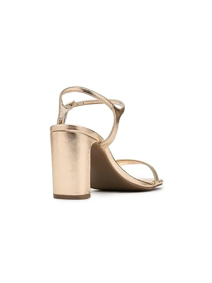 Туфли на каблуке Beata Anne Klein — изображение 3 из 4, светлый золотистый