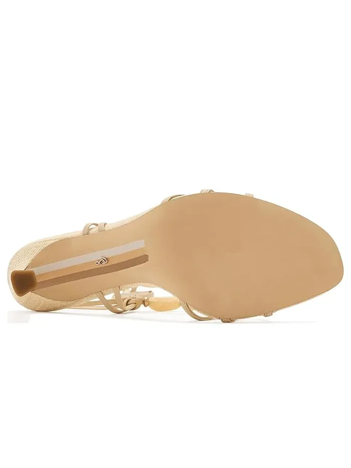 Туфли на каблуке с декором Imani Sam Edelman — изображение 3 из 4, светлый песочный