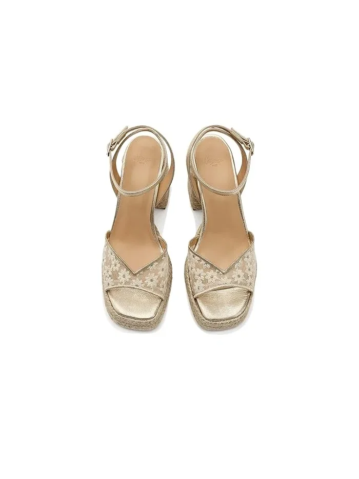 Туфли на каблуке Vals Heel Sandals CASTANER — изображение 2 из 4, золото