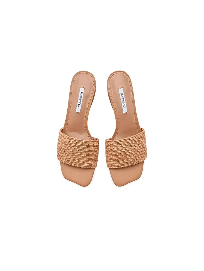 Туфли-мюли с квадратным носком Frolic Steve Madden — изображение 2 из 4, бежевый