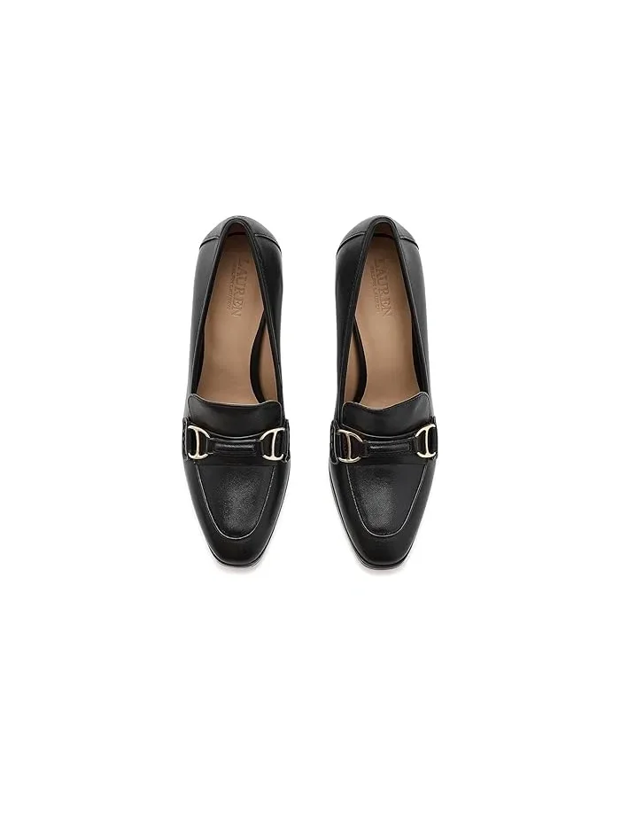 Туфли на каблуке Tasha Leather Lauren Ralph Lauren — изображение 2 из 4, черный