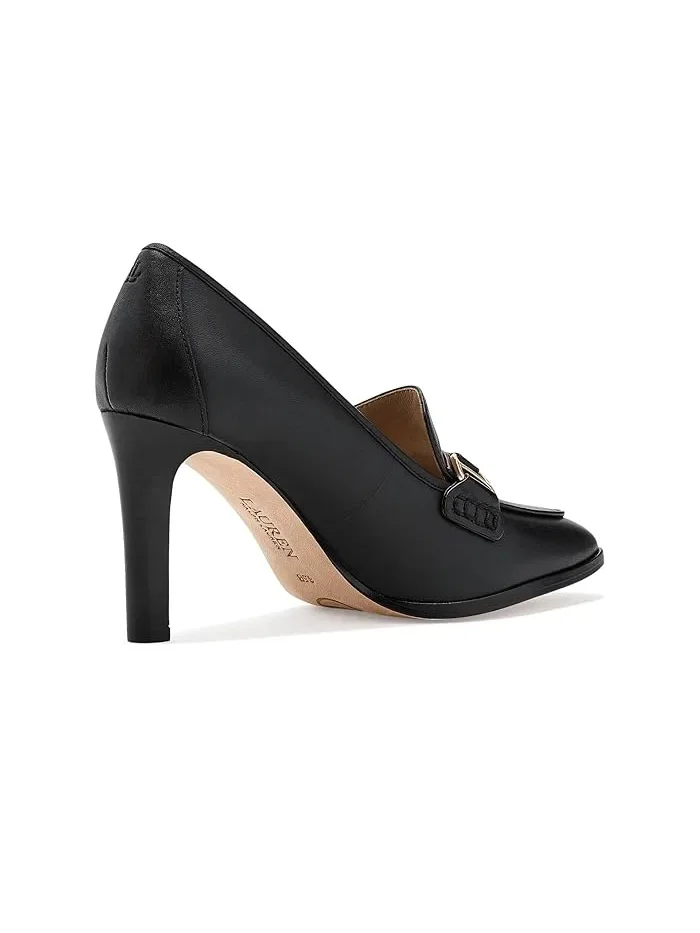 Туфли на каблуке Tasha Leather Lauren Ralph Lauren — изображение 3 из 4, черный
