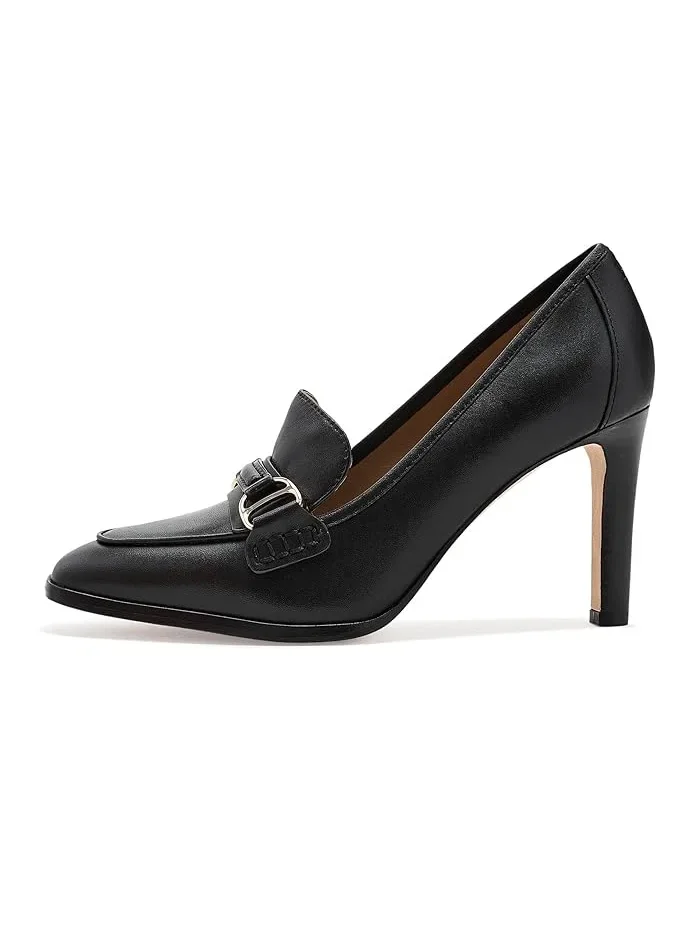 Туфли на каблуке Tasha Leather Lauren Ralph Lauren — изображение 4 из 4, черный