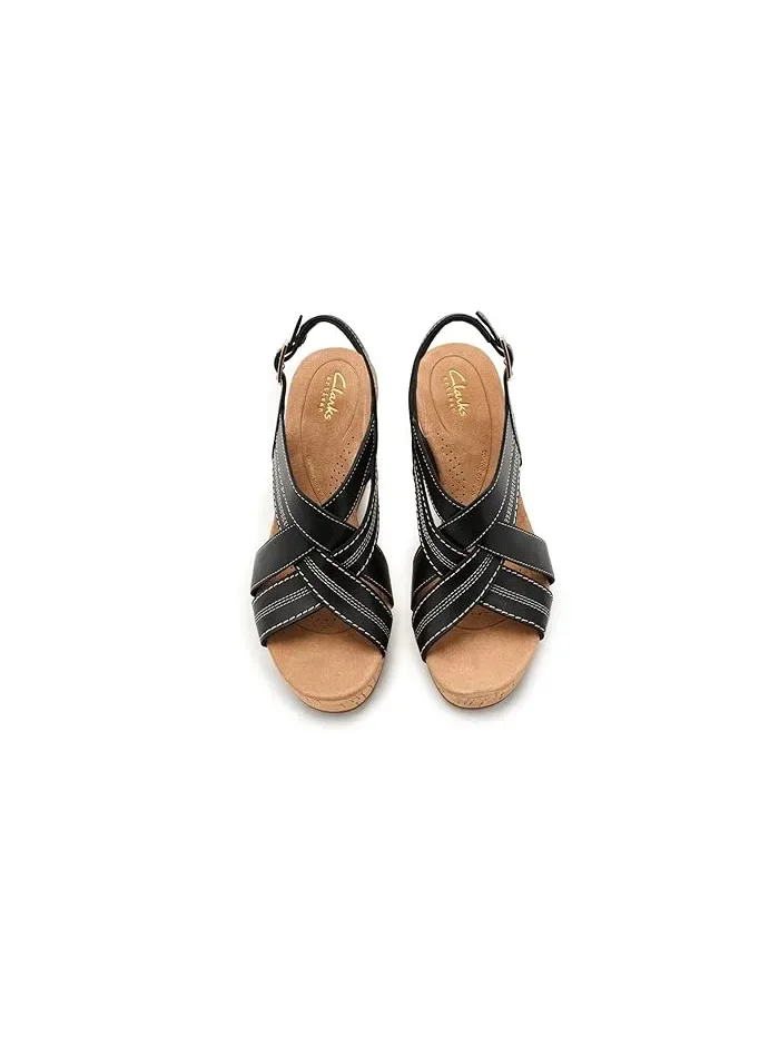 Туфли на каблуке Sabina Sling Clarks — изображение 2 из 4, черный