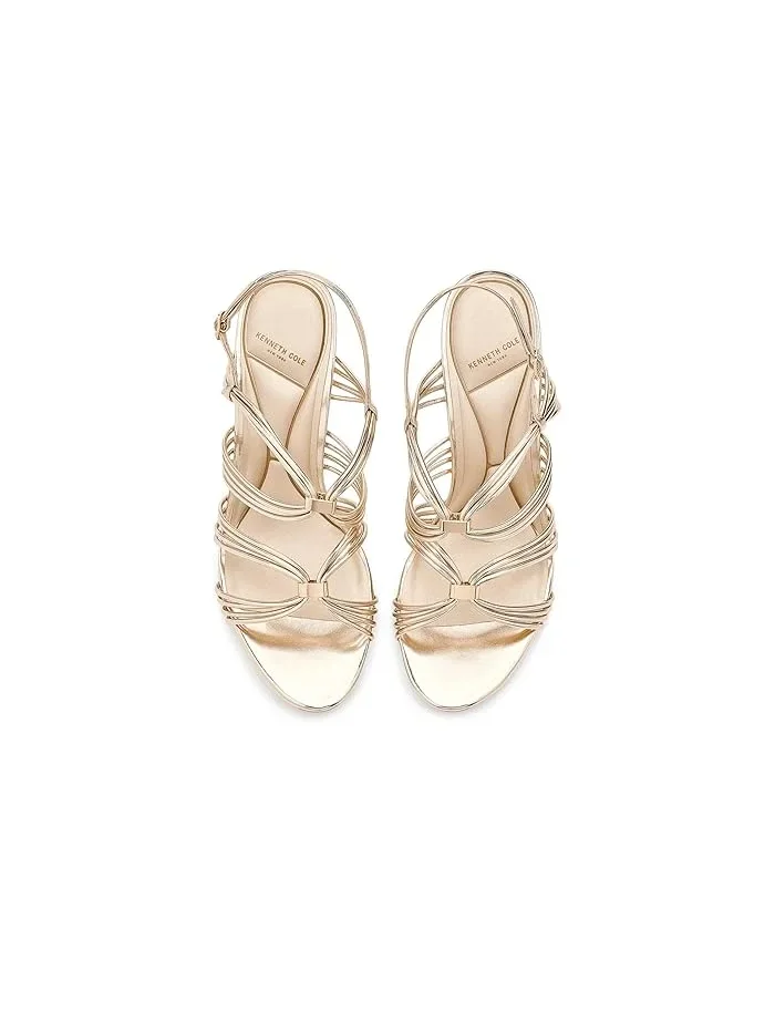 Туфли на каблуке Leyla Kenneth Cole New York — изображение 2 из 4, светлый золотистый
