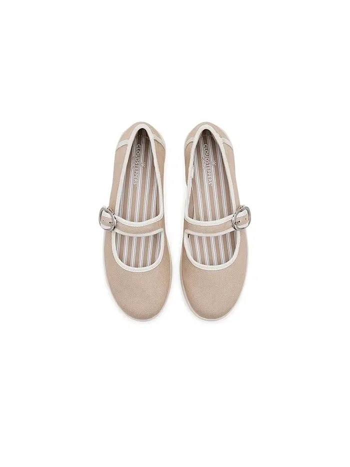 Туфли с ремешком Breeze Janey Clarks — изображение 2 из 4, песочный