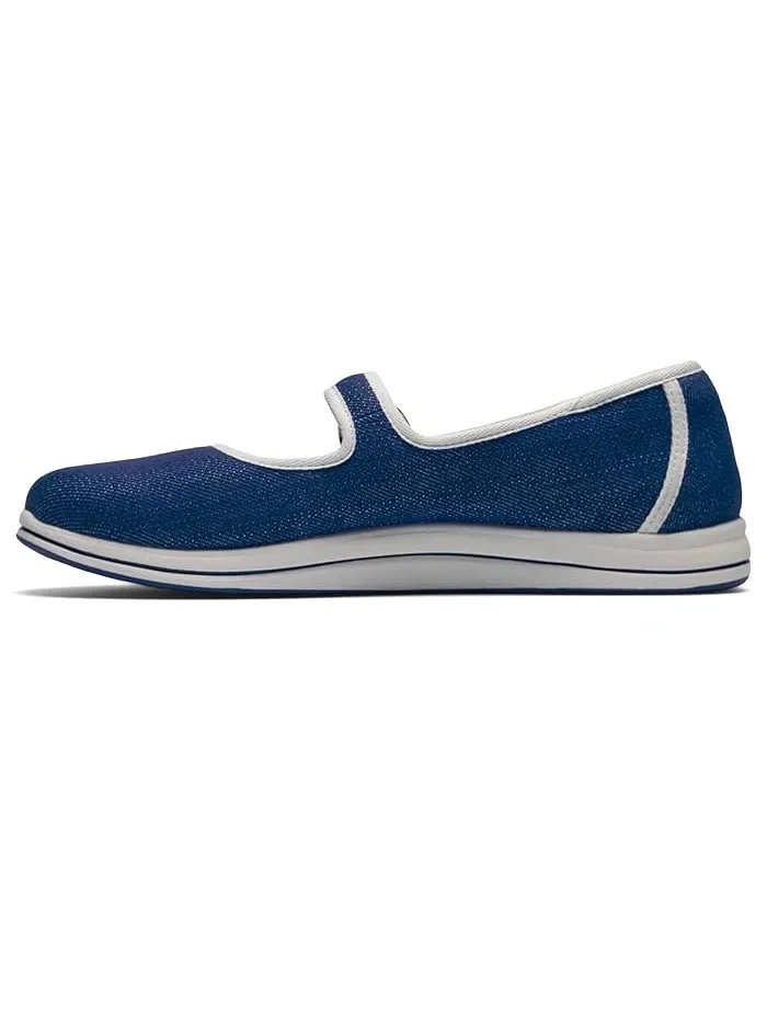 Туфли Clarks Breeze Janey с регулируемым ремешком — изображение 4 из 4, темно-синий