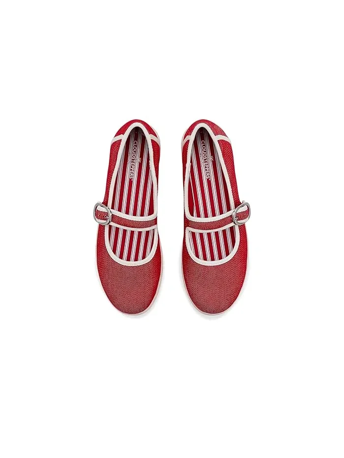 Туфли с ремешком Breeze Janey Clarks — изображение 2 из 4, красный