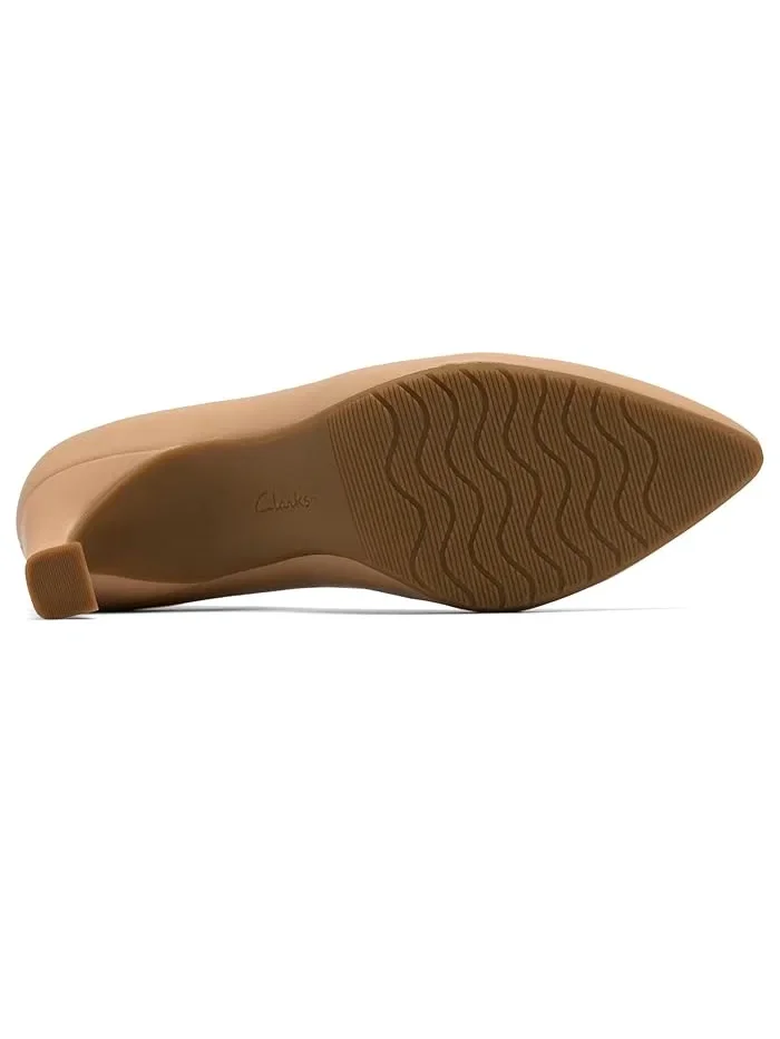 Туфли с острым носком Tammitha Eve Clarks — изображение 3 из 4, бежевый