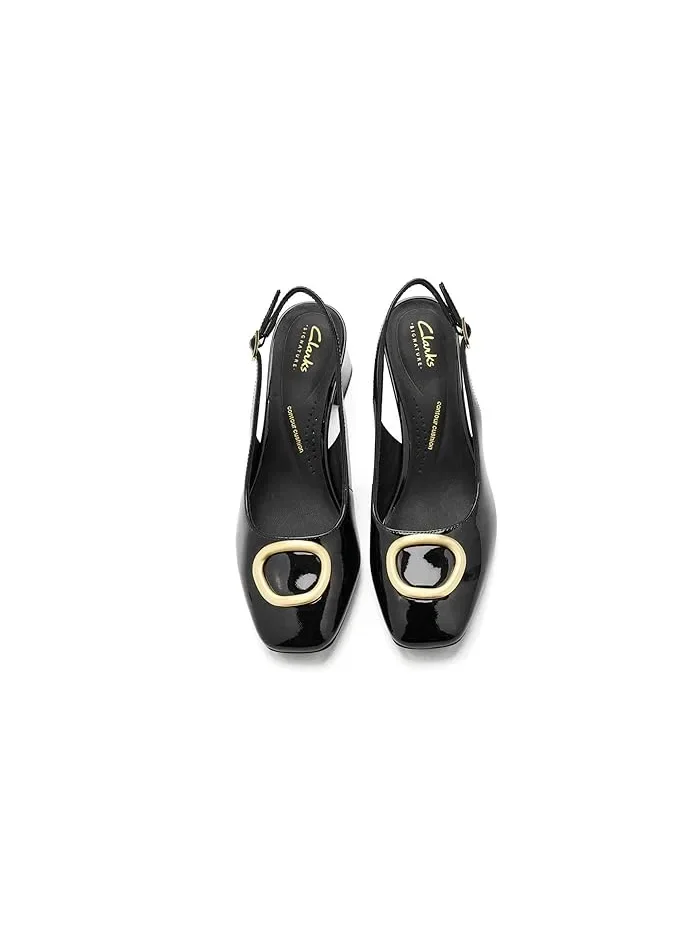 Туфли-лодочки с ремешком Fernie Sling Clarks — изображение 2 из 4, черный
