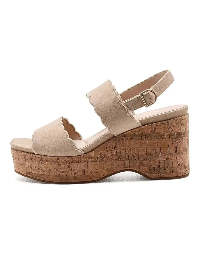 Туфли на каблуке с открытым носком Cicel Pelle Moda — изображение 4 из 4, бежевый
