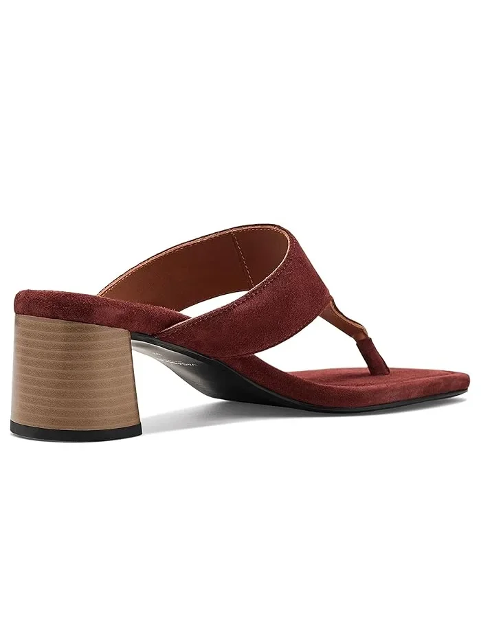 Туфли на каблуке с открытым носком Evie Vagabond Shoemakers — изображение 3 из 4, красный