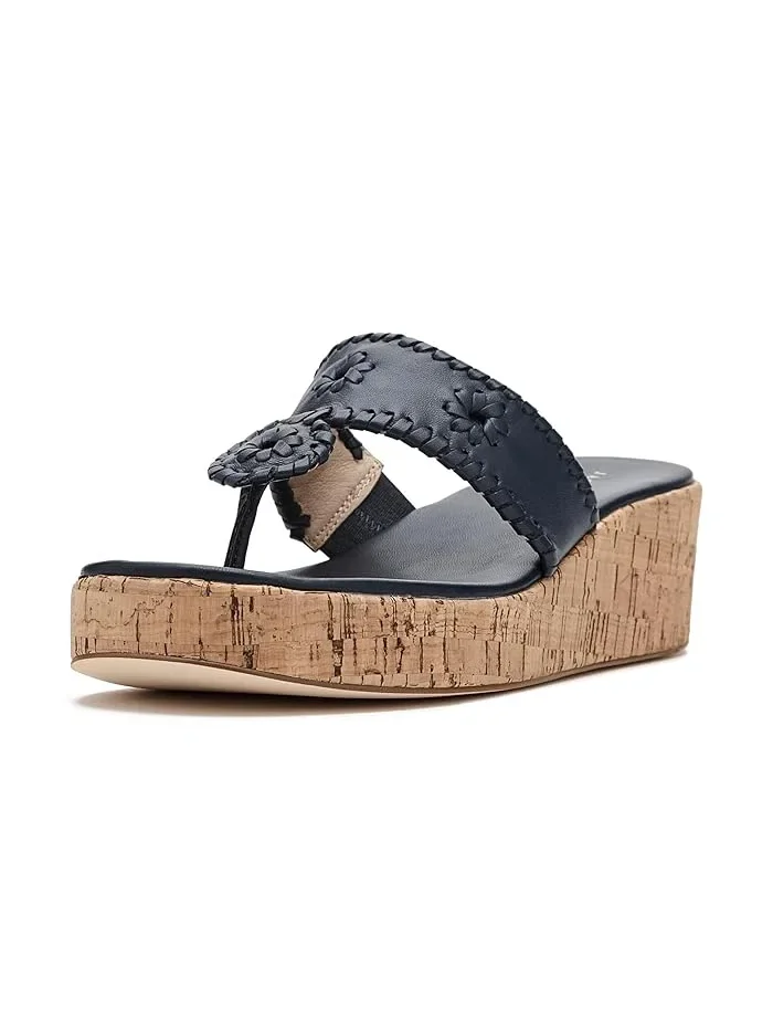 Туфли на каблуке Jacks Mid-Wedge Jack Rogers — изображение 1 из 4, полуночный синий