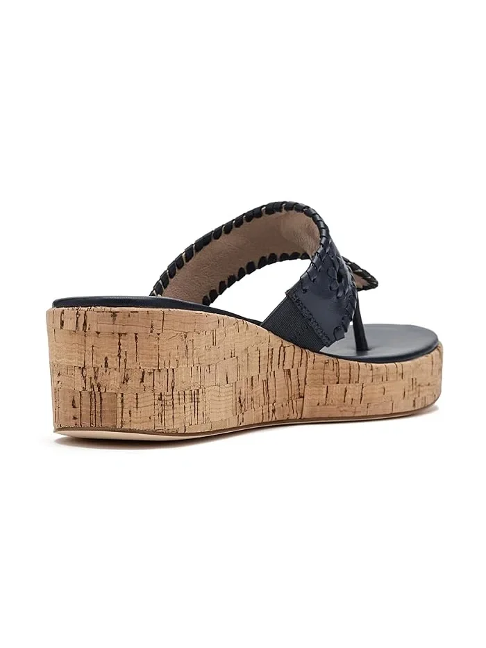 Туфли на каблуке Jacks Mid-Wedge Jack Rogers — изображение 3 из 4, полуночный синий