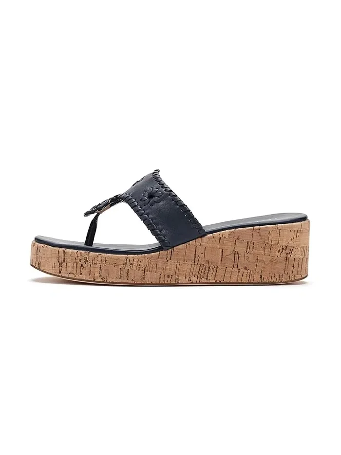 Туфли на каблуке Jacks Mid-Wedge Jack Rogers — изображение 4 из 4, полуночный синий