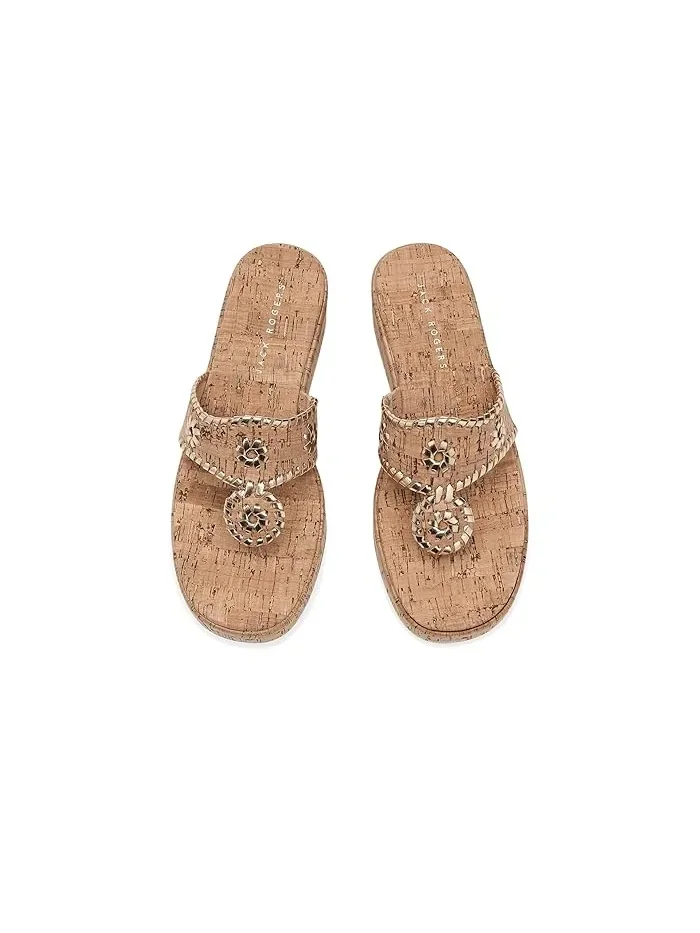 Туфли на танкетке Jacks Mid-Wedge Jack Rogers — изображение 2 из 4, золотистый