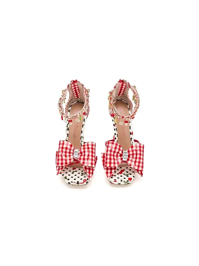 Туфли на каблуке Margret Blue by Betsey Johnson — изображение 2 из 4, красный мульти