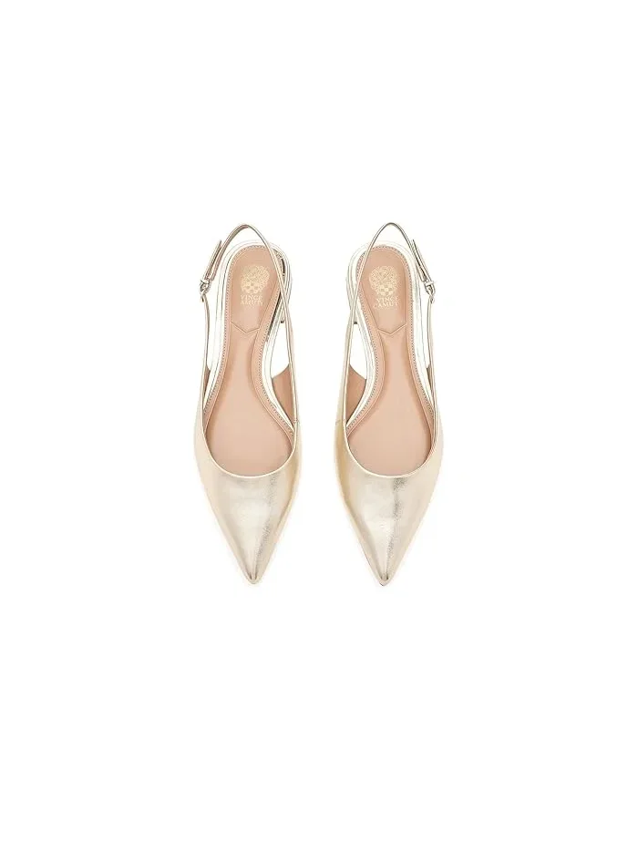 Туфли-мюли Valiey с ремешком на щиколотке Vince Camuto — изображение 2 из 4, золотистый