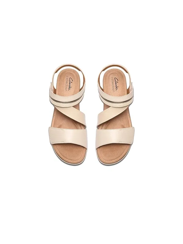 Туфли на танкетке Kacha Wave Clarks — изображение 2 из 4, кремовый