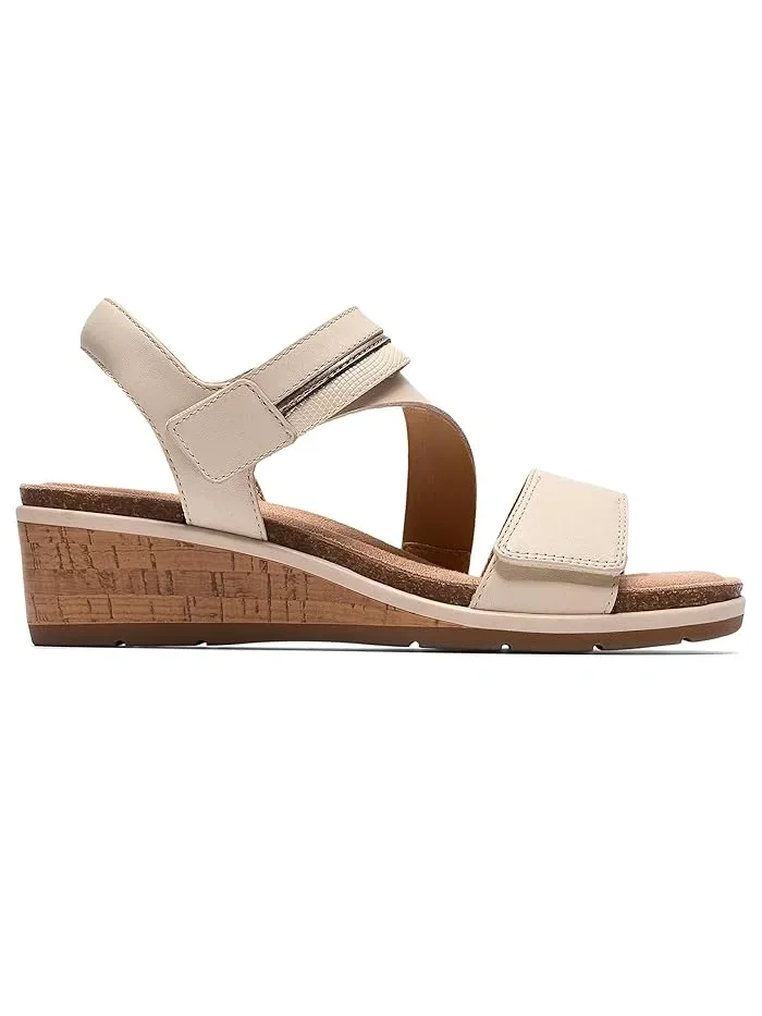 Туфли на танкетке Kacha Wave Clarks — изображение 3 из 4, кремовый
