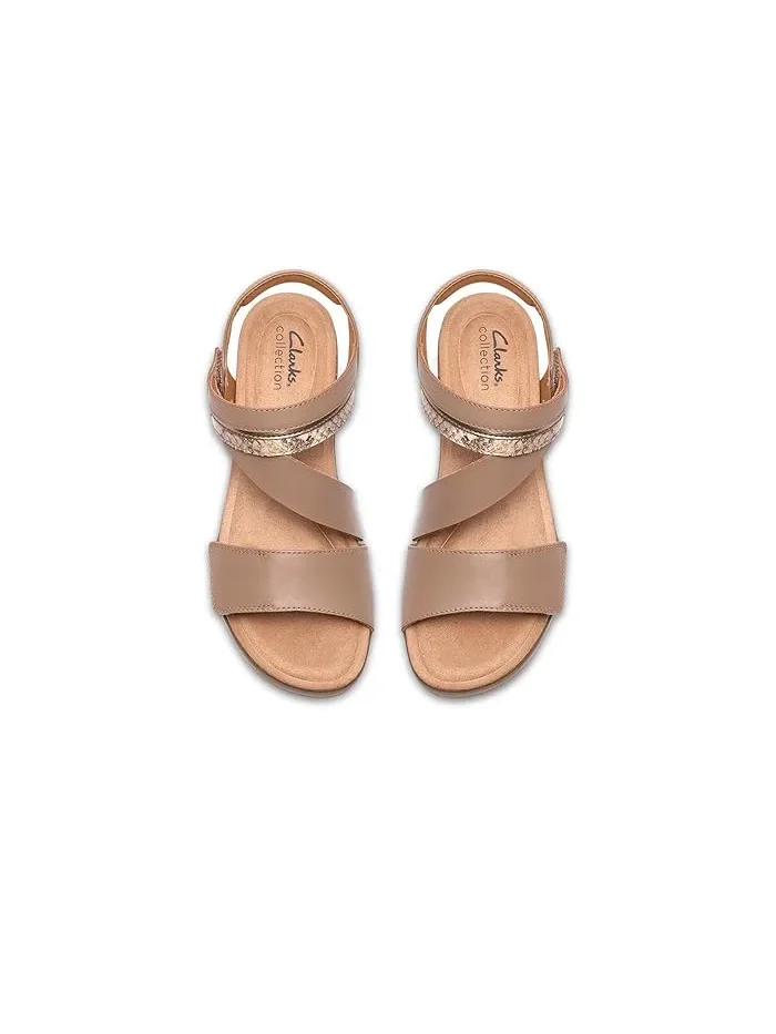 Туфли на низком каблуке Kacha Wave Clarks — изображение 2 из 4, тауп