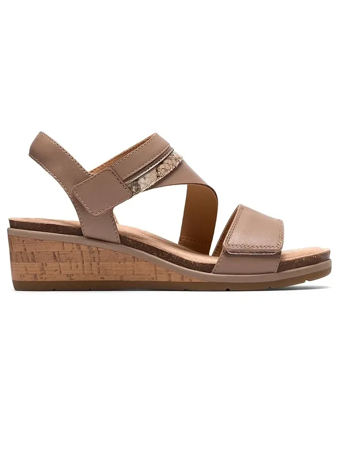 Туфли на низком каблуке Kacha Wave Clarks — изображение 3 из 4, тауп