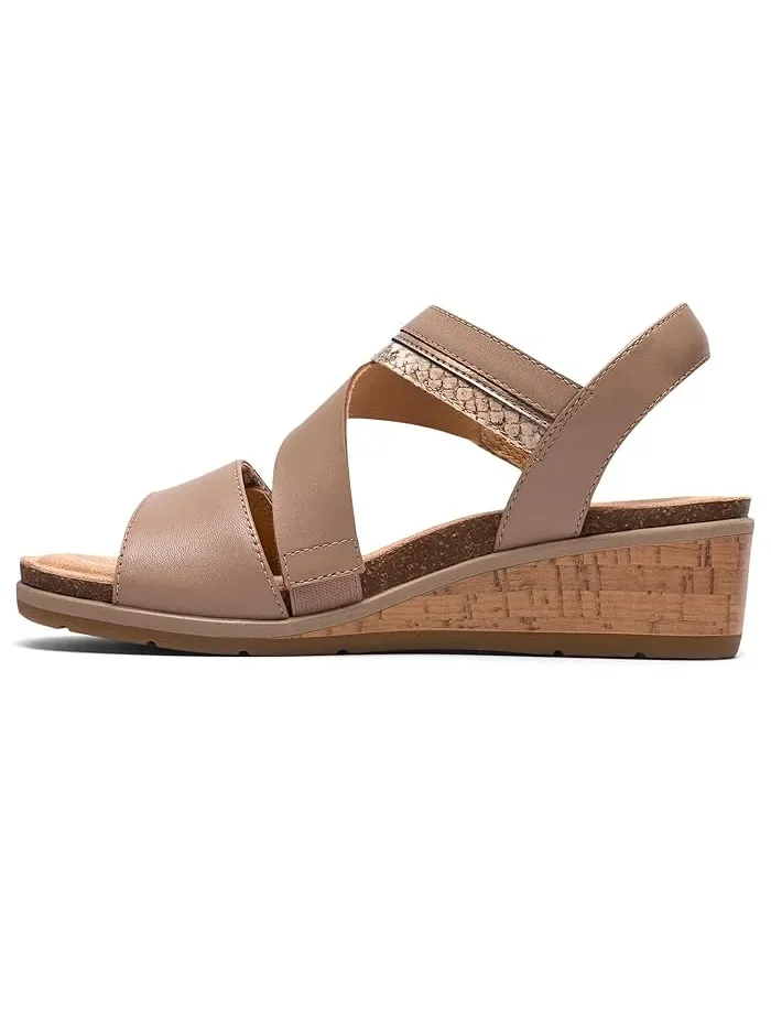 Туфли на низком каблуке Kacha Wave Clarks — изображение 4 из 4, тауп