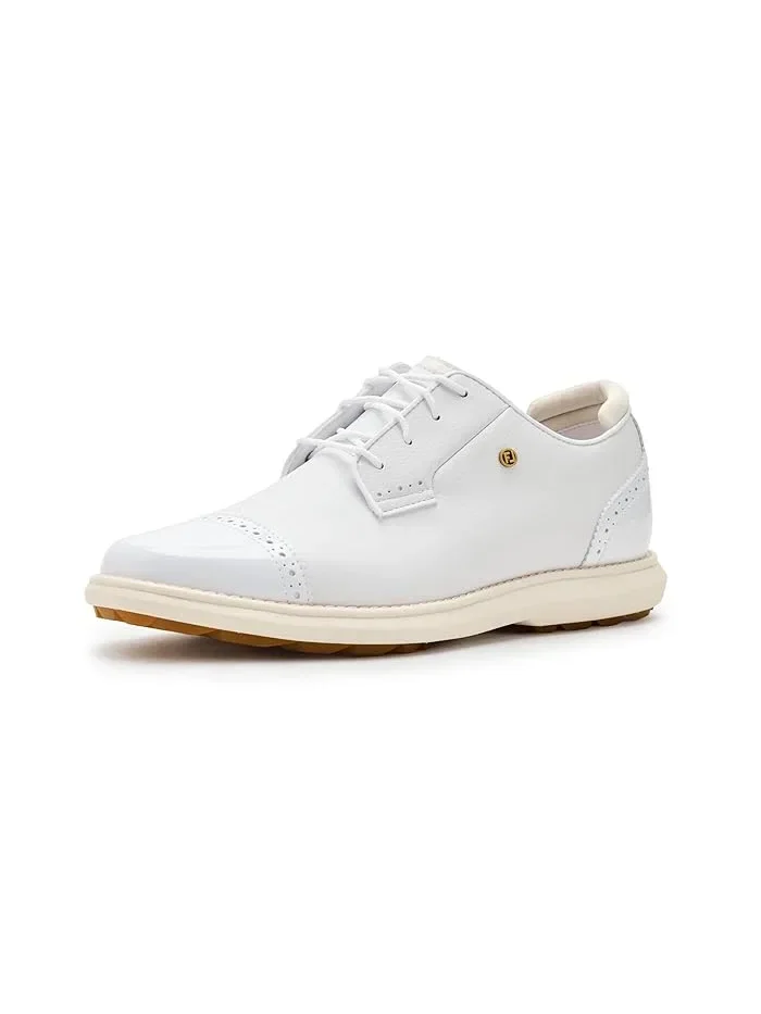Туфли женские FootJoy Traditions Spikeless Cap Toe — изображение 1 из 4, белый