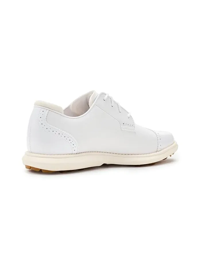 Туфли женские FootJoy Traditions Spikeless Cap Toe — изображение 3 из 4, белый
