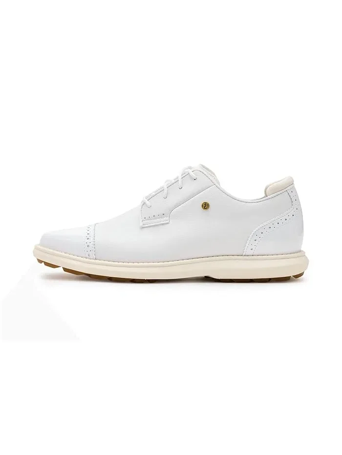 Туфли женские FootJoy Traditions Spikeless Cap Toe — изображение 4 из 4, белый