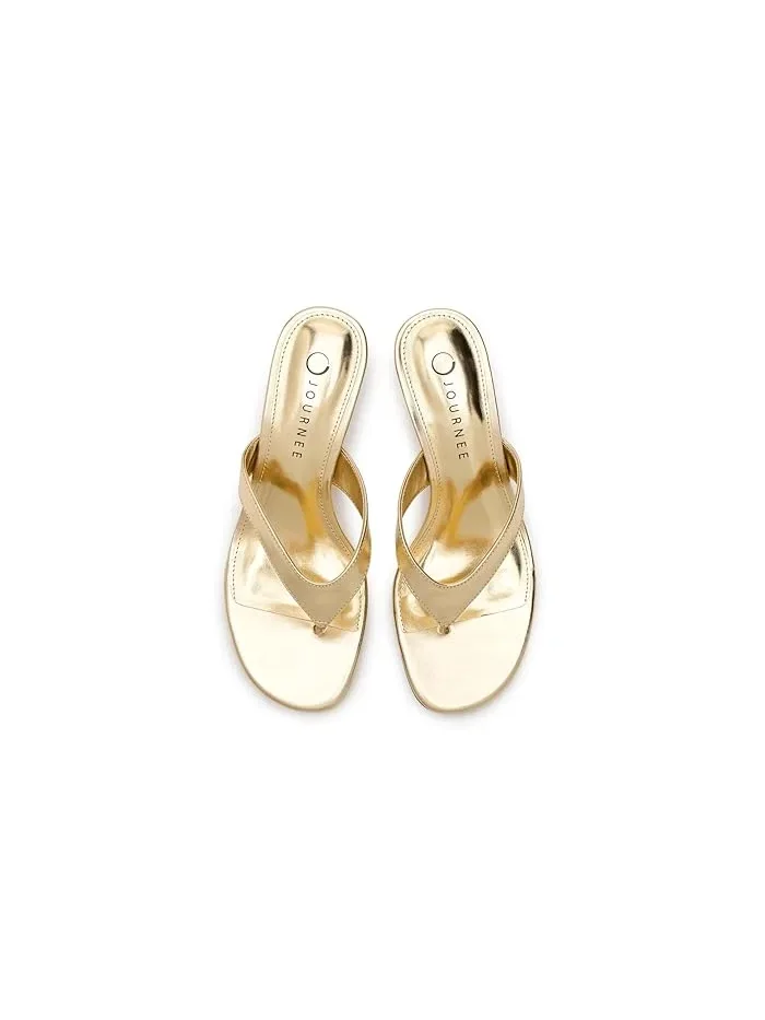 Туфли на каблуке Danielle золотой, Journee Collection — изображение 2 из 4