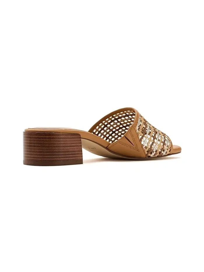 Туфли на каблуке Calli Single Band Block Heel Cole Haan — изображение 3 из 4, бежевый