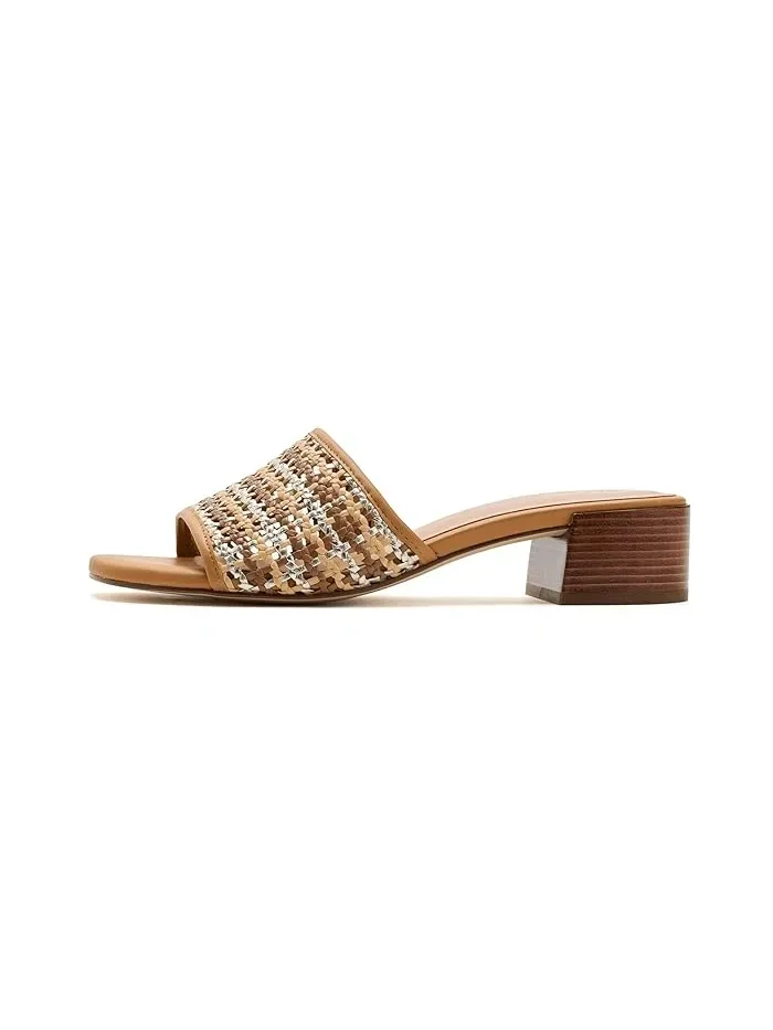 Туфли на каблуке Calli Single Band Block Heel Cole Haan — изображение 4 из 4, бежевый