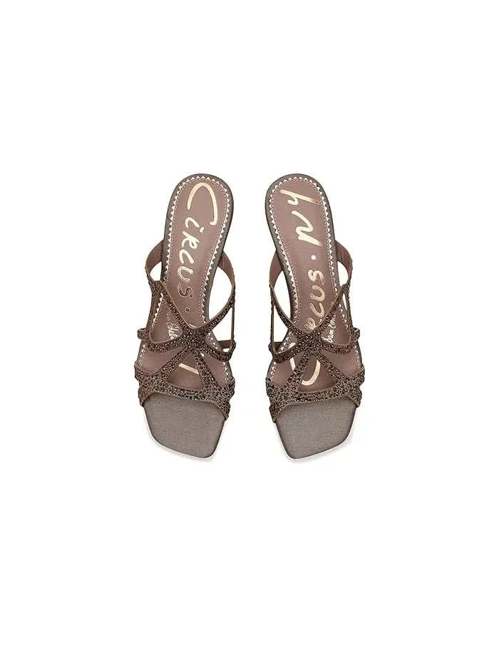 Туфли на каблуке с декором Justine Circus NY by Sam Edelman — изображение 2 из 4, золотистый