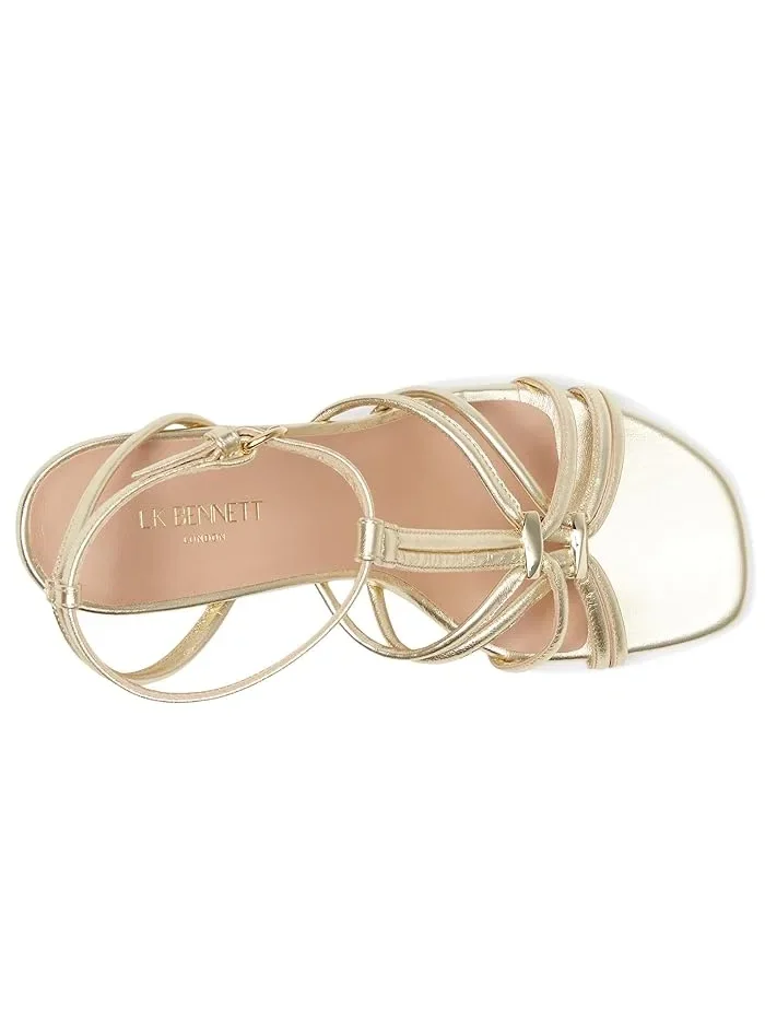 Туфли на каблуке Noelle Tubular Oloid LK Bennett — изображение 2 из 4, золото