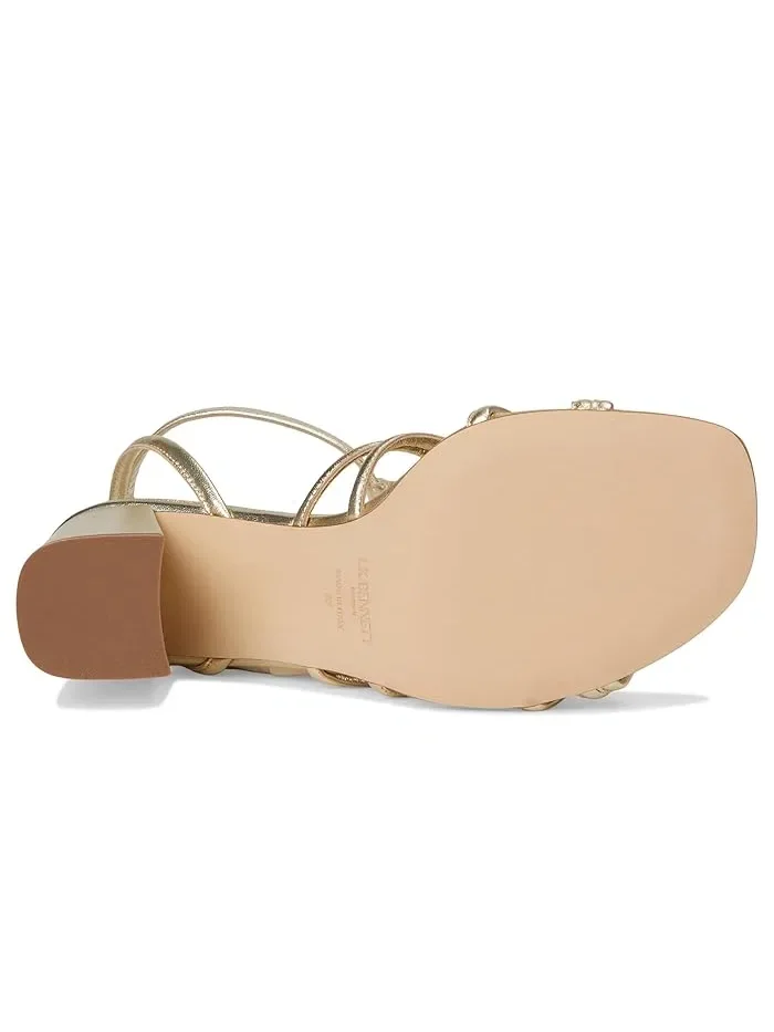 Туфли на каблуке Noelle Tubular Oloid LK Bennett — изображение 3 из 4, золото